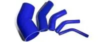 45° graden silicone slang bocht blauw