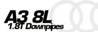 Audi A3 8L 1.8T uitlaatpijpen