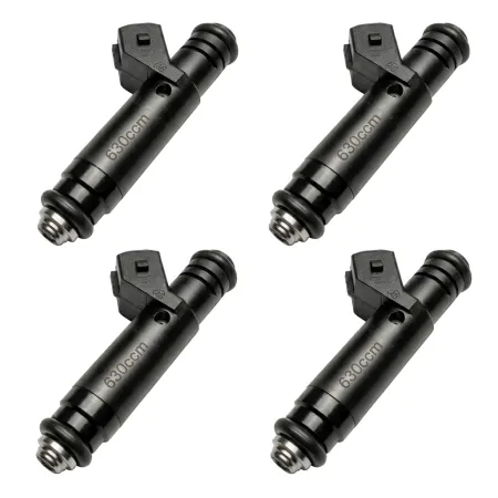 Set van 4 SIEMENS-DEKA-injectoren 630 cc met hoge weerstand voor 1.8T, VR6, R32 16v, Turbo