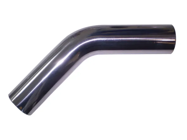 Aluminium buisbocht 45° ø 51mm - L 320mm - 2mm wanddikte lasbaar