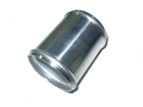 Aluminium buisverbinder ø 45mm - L 80mm - 1,5mm wanddikte geflensd