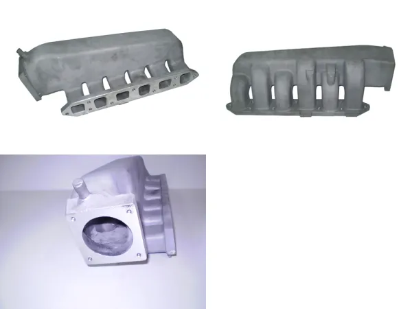 Inlaatspruitstuk voor R32 Turbo korte uitgangszijde, gegoten aluminium