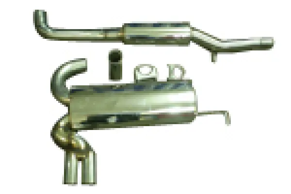 BullX sportuitlaat 76mm voor Audi A3 8L Quattro S3 met EG goedkeuring (kentekenvrij)