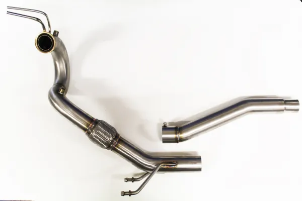 Dieselroetfilter vervangingspijp / downpipe ø 63,5mm roestvrij staal voor VAG 1.9 TDI 2.0 TDI vanaf 2003