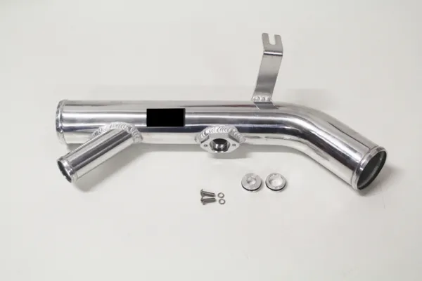 Drukpijp / Gasklep aluminium voor 1.8TSI 2.0 TFSI met geluidsversterker uitlaat