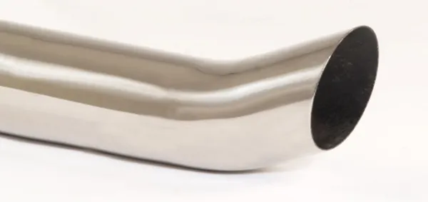 Eindpijp 12 - 76mm DTM roestvrij staal