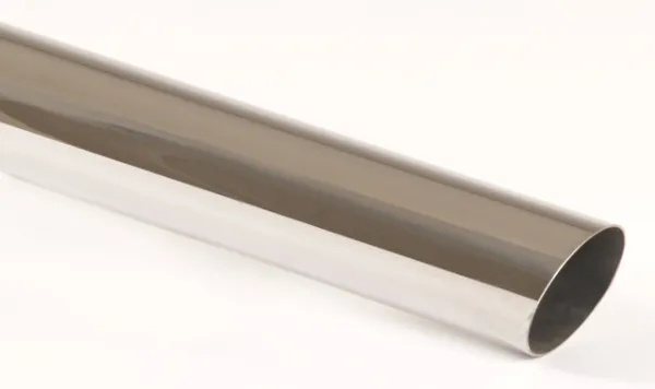 Bumpijp 54 - 60mm rond scherpkantig afgeschuind roestvrij staal Endrohr