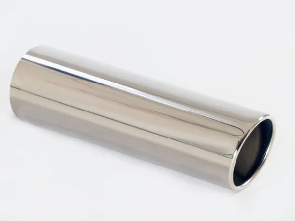 Bumpijp 74 - 100mm rond gebördeld afgeschuind roestvrij staal