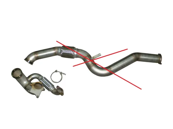 Kniestuk voor Fiat downpipe 220211 voor T3, T3/T60, T3/T4, GT30, GT35