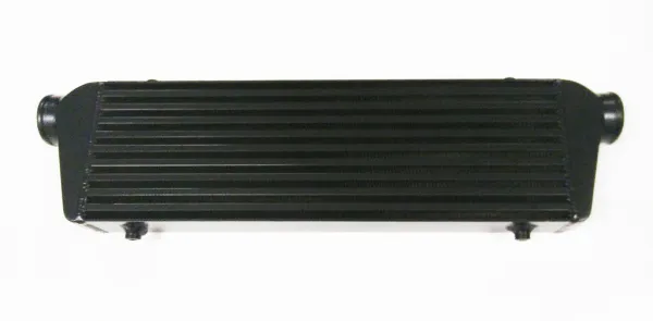 Intercooler 550x230x65mm aluminium - aansluitingen 57,5 mm, tot 5 bar, zwart