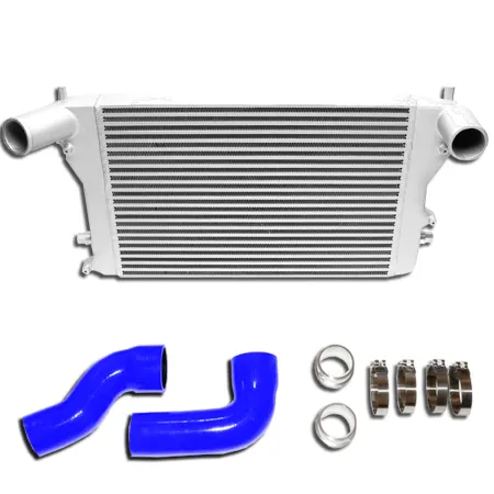 Intercooler kit voor Golf 5, Golf 6, Audi A3 S3, Seat Leon Passat B6, 2.0 TFSI Double-DIN 56mm plug and play incl. onderdelen certificaat (§19.3)