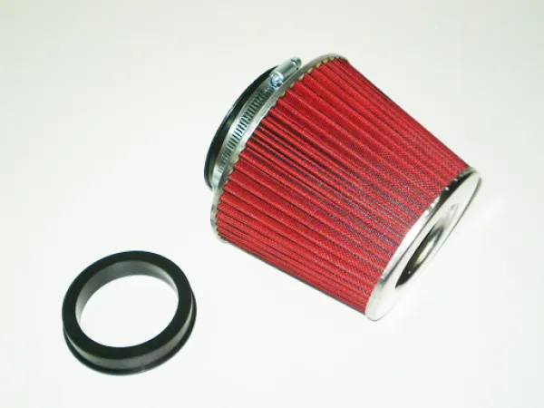 Luchtfilter 89mm met inzetstukken ø 85mm 75mm 70mm en 60mm