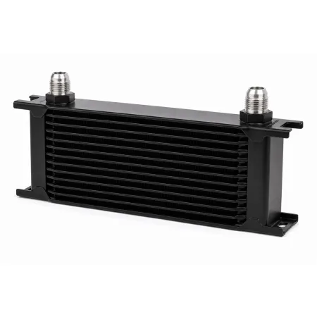 Oliekoeler 13 rijen 330x92x50 mm - D08-aansluitingen zwart