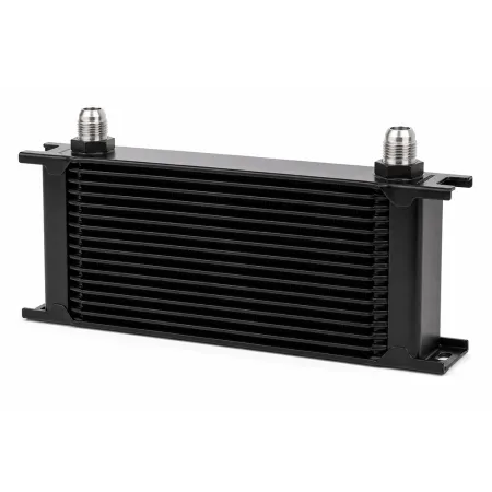 Oliekoeler 19 rijen 330x134x50 mm - D10-aansluitingen - zwart