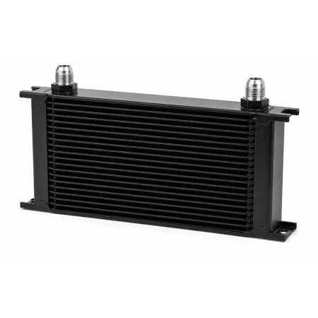 Oliekoeler 25 rijen 330x175x50 mm - D08-aansluitingen zwart