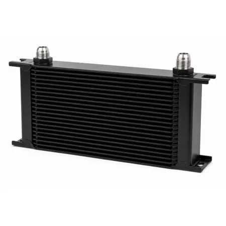 Oliekoeler 28 rijen 330x196x50 mm - D08-aansluitingen zwart