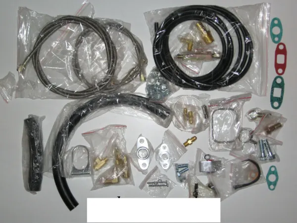 Complete 38-delige olie- en wateraansluitset
