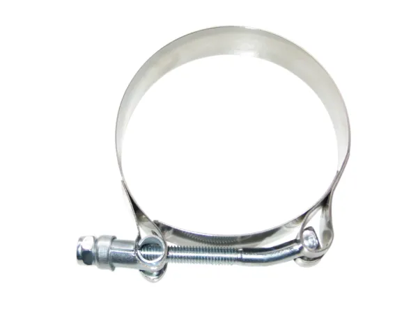 Klem HD brede bandklem 37-32mm voor 30-28-25mm silicone uit roestvrij staal 19mm