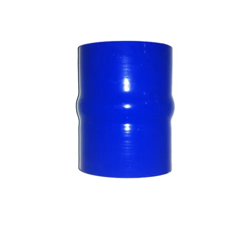Siliconen balgsteker 63,5mm binnendiameter blauw 4-laags 5mm wanddikte