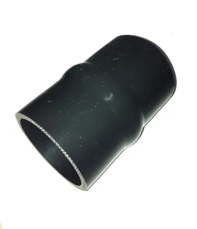 Siliconen balgverbindingsstuk 80 mm binnendiameter zwart 5-laags 6 mm wanddikte