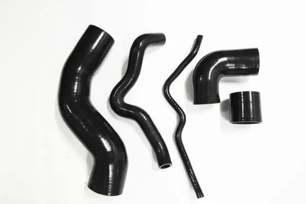 Siliconen slangenset voor Audi TT A3 8L 1.8T voor intercoolerlucht, 5-delig, zwart Ja