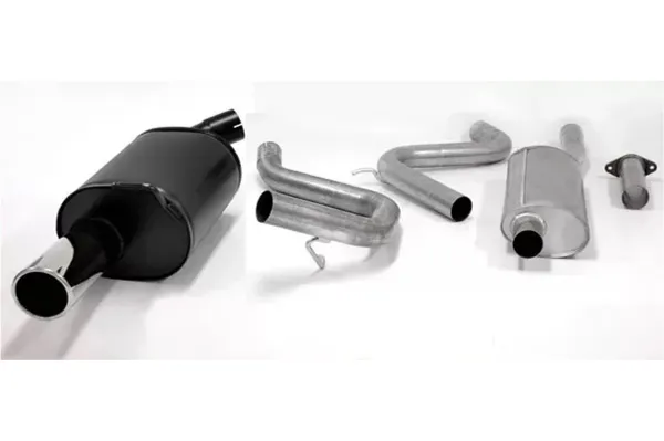 Simons roestvrij stalen sportuitlaat voor Ford Mondeo MK 1