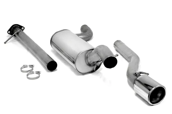 Simons roestvrijstalen sportuitlaat 114 mm voor Mazda 3 MPS MK1