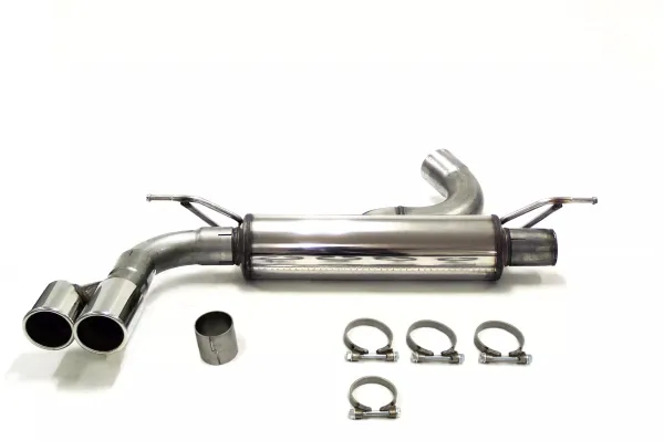 Simons roestvrijstalen sportuitlaat 2x 80 mm voor BMW F30 316D, 318D, 320D