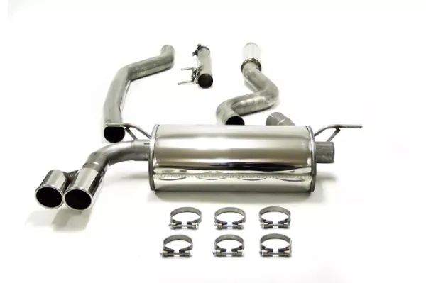 Simons roestvrijstalen sportuitlaat 2x 80 mm voor BMW F31 320i, 328i