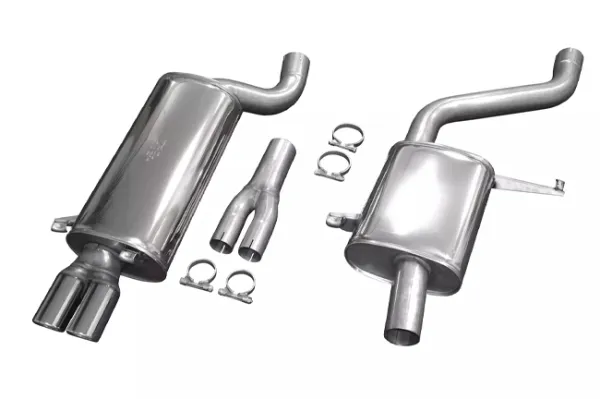 Simons Roestvrijstalen sportuitlaatsysteem 2x70 mm voor Audi S6/S6 Plus Quattro C4 2.2 Turbo / 4.2 V8