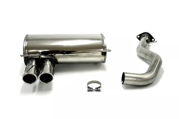 Simons Roestvrijstalen sportuitlaatsysteem 2x80 mm voor BMW E93 323i, 325i, 330i, (N53) 2007-2011 met EG-goedkeuring (registratievrij)