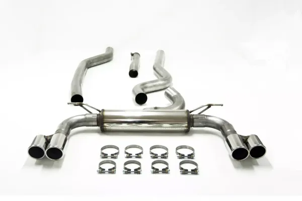 Simons roestvrijstalen sportuitlaat Duplex 2x 80 mm voor BMW F36 420D