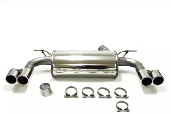 Simons Roestvrij stalen sportuitlaat Duplex 2x80 mm voor BMW F30 320i, 330i