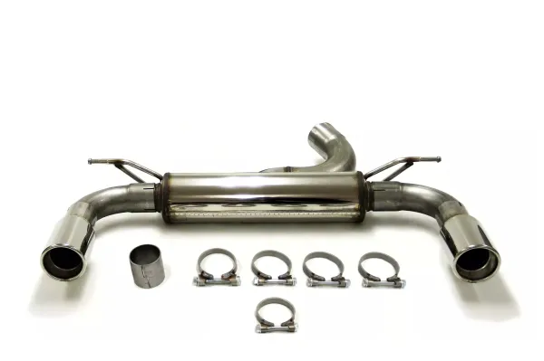 Simons Roestvrijstalen sportuitlaat Duplex 90 mm voor BMW F3 316, 318D, 320D