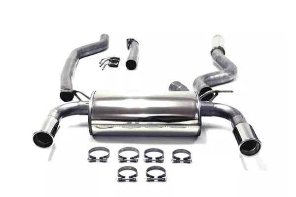 Simons roestvrij stalen sportuitlaat Duplex 90 mm voor BMW F32 420i, 428i