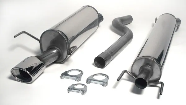 Sportuitlaat Simons voor Opel Astra H GTC hatchback ø 63,5mm gemaakt van roestvrij staal met EG-goedkeuring (kentekenvrij)