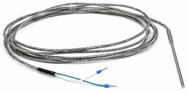 Temperatuursensor ø 3mm -200°C tot +1200°C met 3 meter kabel K-type (NiCrNi)