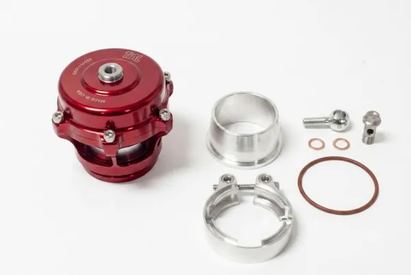 Tial Q BOV-afblaasklep origineel met aluminium flens – rood