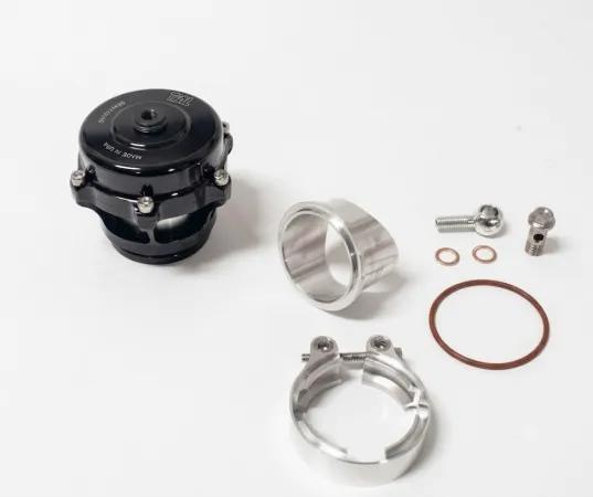 Tial Q BOV-afblaasklep origineel met aluminium flens – zwart