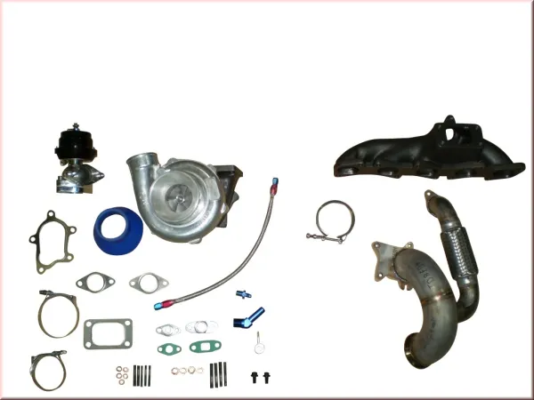 Turbokit Fiat Coupe 20v Turbo tot 400pk GT3076 + exhaust manifold + wastegate tot 400pk
