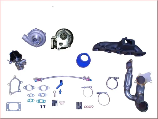 Turbokit voor Fiat Coupe 20v + Turbo tot 450pk met Garrett GT3071R + exhaust manifold + wastegate