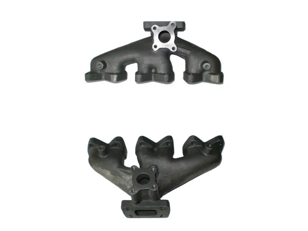 Turbo spruitstuk voor VR6 12v gegoten nikkel T3 + T4 flens + Audi S2 of 38mm WG aansluiting