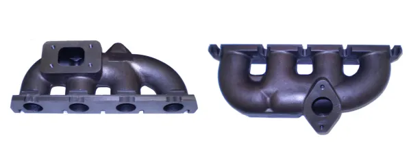 Turbo spruitstuk TFSI 2.0 liter Golf 5 met T3 flens + WG nikkel gegoten turbo spruitstuk