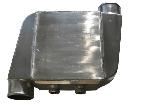 watergekoelde intercooler tot 1000pk 89mm aansluitingen offset watergekoeld