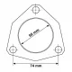 Afdichting met 3 gaten voor downpipe – binnendiameter 56 mm