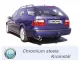 Simons Chroomstalen sportuitlaatsysteem 90/120 mm ovaal voor SAAB 9-5 Turbo 2.0/2.3 sedan/stationwagon Voor modellen zonder opening in de achterskirt