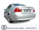 Simons Roestvrijstalen sportuitlaatsysteem 2x80 mm voor BMW E91 323i, 325i, 325ix, 330i, 330ix (N53) 2007-2011 met EG-goedkeuring (registratievrij)