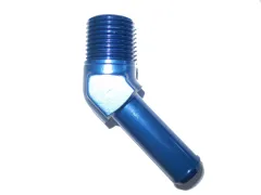 Adapter 45° 1/2 NPT > slangaansluiting 15mm