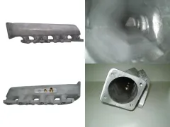 Inlaatspruitstuk voor VR6 Turbo kort uitlaatzijde gemaakt van gegoten aluminium voor oud gasklephuis