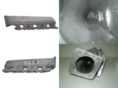 Inlaatspruitstuk voor VR6 Turbo kort uitlaatzijde uit gegoten aluminium voor nieuw gasklephuis